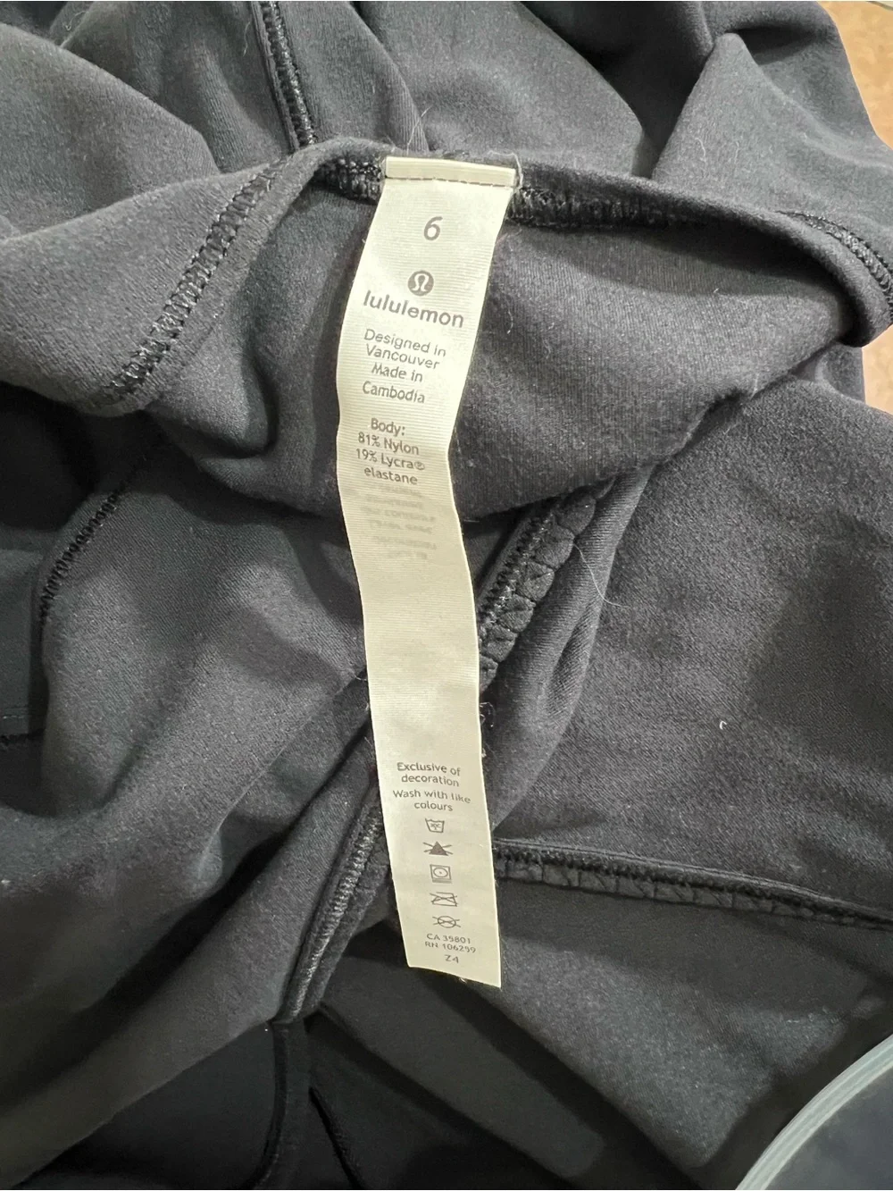 Lululemon black Contour Dress *Nulu size 6